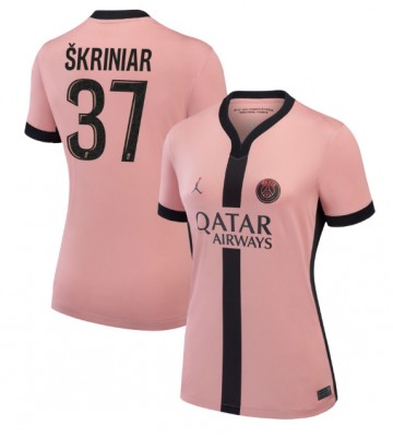 Paris Saint-Germain Milan Skriniar #37 Tercera Equipación Mujer 2024-25 Manga Corta